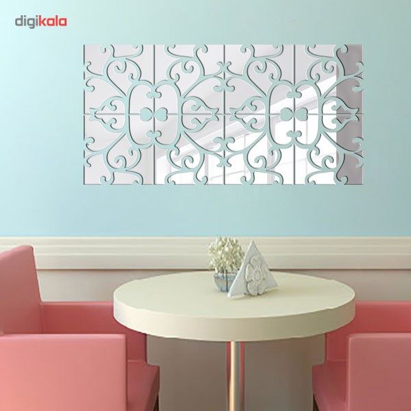 آینه پلکسی گلس دکو وسنا مدل P2001 شصت و چهار تکه