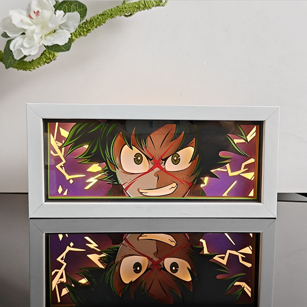 تابلو لایت باکس انیمه ای دکو  |  My Hero Academia Overlay Deku Light Box