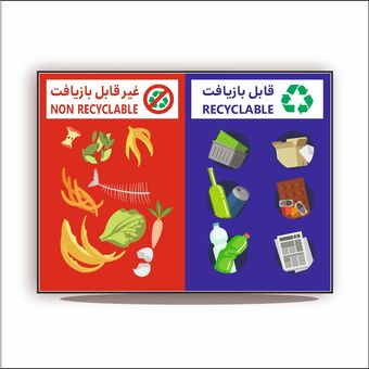 تابلو قابل بازیافت / غیر قابل بازیافت