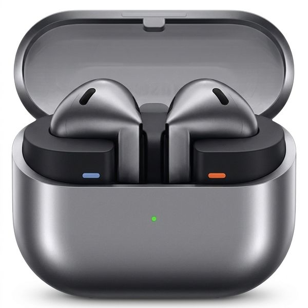 هدفون بلوتوثی سامسونگ مدل Galaxy Buds3 با نویز کنسلینگ فعال (ANC)، نویز کنسلینگ میکروفون (ENC)، درگاه شارژ USB Type-C، با قابلی