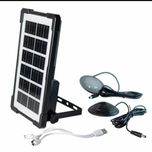پنل خورشیدی کمپینگ چندکاره GDTIMES GD-07A | روشنایی و شارژ در هر شرایطی