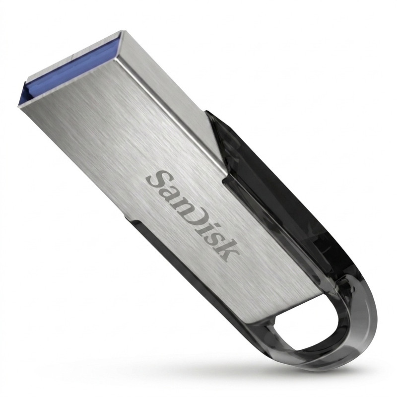 فلش مموری سن دیسک مدل CZ73 ظرفیت 32 گیگابایت با بدنه فلزی، رابط USB 3.0 و سرعت انتقال 150 مگابایت بر ثانیه، سازگار با ویندوز و م