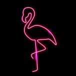 چراغ نئونی دیواری طرح فلامینگو*616