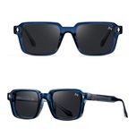 عینک آفتابی مربعی آلبرت وگ مدل SZ8103 Sapphire Obsidian