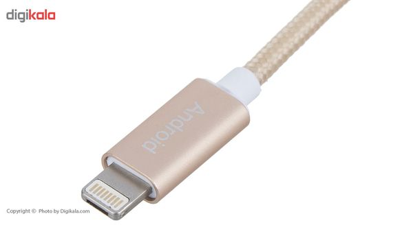 کابل تبدیل USB به لایتنینگ/microUSB یونیتک مدل Y-C4023GD طول 1.5 متر
