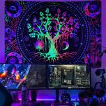 پوستر پارچه ای فیانی مدل بک دراپ بلک لایت کد F109