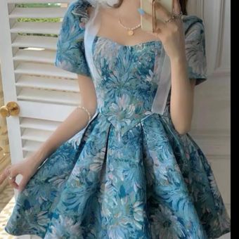 پیراهن عروسکی دخترانه سایز 38 تا44