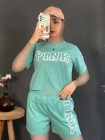 ست تیشرت شلوارک پینک 1178
