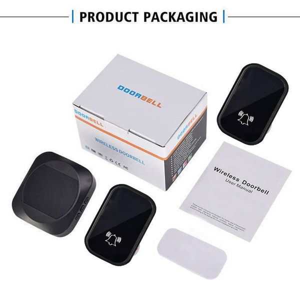 زنگ بی سیم مدل 2T195-BB مجموعه سه عددی