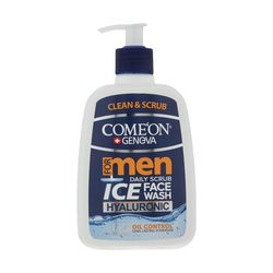 ژل شستشوی صورت مخصوص آقایان کامان حجم 500 میلیلیتر