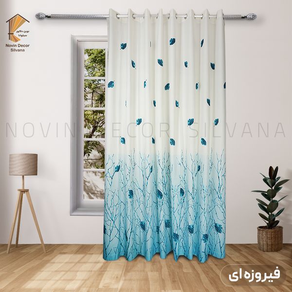 پرده نوین دکور سیلوانا مدل خزان 2030 سایز 280 × 300 سانتی متر