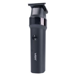 ماشین اصلاح موی سر و صورت وی جی آر مدل V-987 با تیغه سرامیکی و استیل ضد زنگ، موتور دی سی 7000 دور در دقیقه، عملکرد توربو، باتری