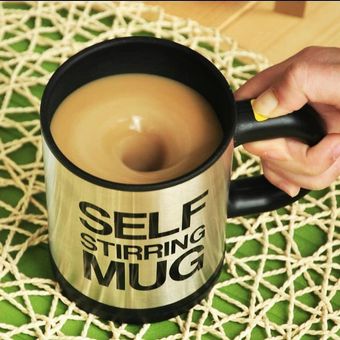 لیوان ماگ سفری  همزن دار مدل  ss-MUG-1 گنجایش 0.350 لیتر