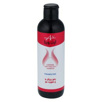 شامپو تقویت کننده و ضد ریزش مو آرت وینا مدل کافئین حجم 250 میلی لیتر