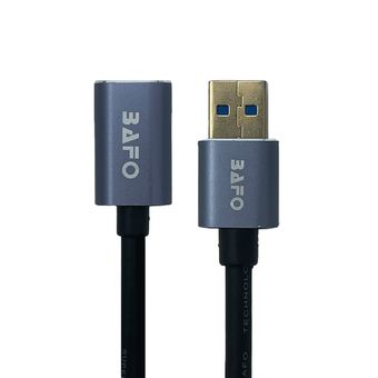 کابل افزایش طول USB 3.0 گلد 2FC بافو سر فلزی به طول 5 متر
