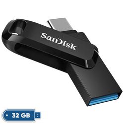 فلش مموری سن دیسک مدل Dual Drive Go ظرفیت 32 گیگابایت