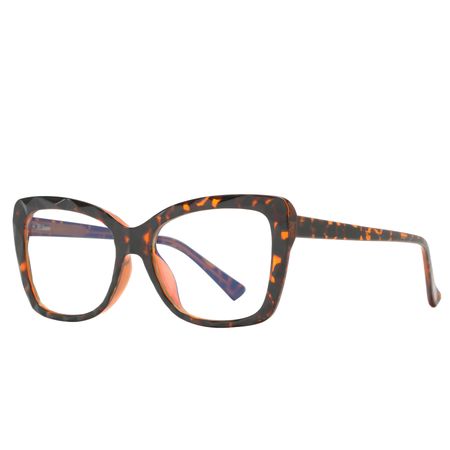 فریم عینک طبی گربه ای زنانه مدل O2009C5 مناسب برای صورت گرد و بیضی