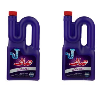 لوله باز کن صاف مدل 02 حجم 1250 میلی لیتر مجموعه 10 عددی