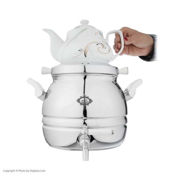 ست کتری و قوری عالی نسب مدل پرنیان 