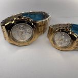 ست ساعت مچی عقربه‌ای کوارتز زنانه و مردانه سوئیس آرت مدل ANT054-55GD0300