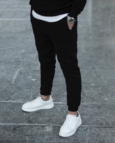 شلوار جاگر مشکی Sp101