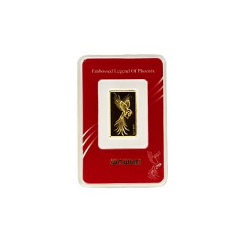 شمش طلا 24 عیار ایران‌شمش مدل سیمرغ کد T-2