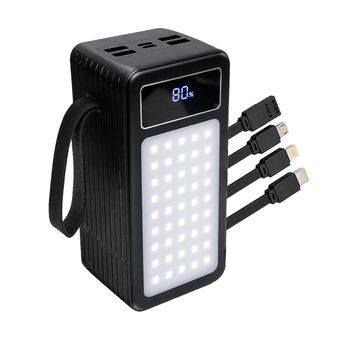 پاوربانک 22.5 وات پی زد ایکس مدل V89s PD Fast Charge ظرفیت 50000 میلی‌آمپرساعت