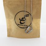 گردنبند زنانه گالری عزیزی طرح ه مدل gz99567