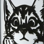 تابلو مدل گربه کیوت