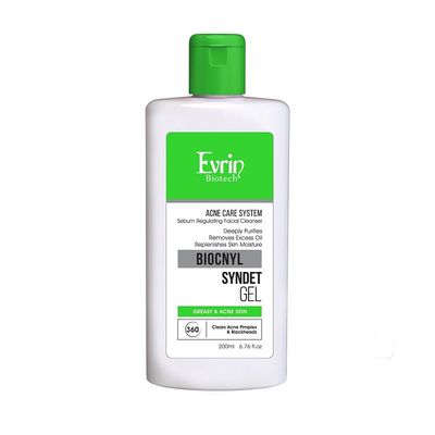 ژل شستشو صورت ضد جوش اورین مدل بیوسنیل مناسب پوست های چرب حجم 200 میلی لیتر