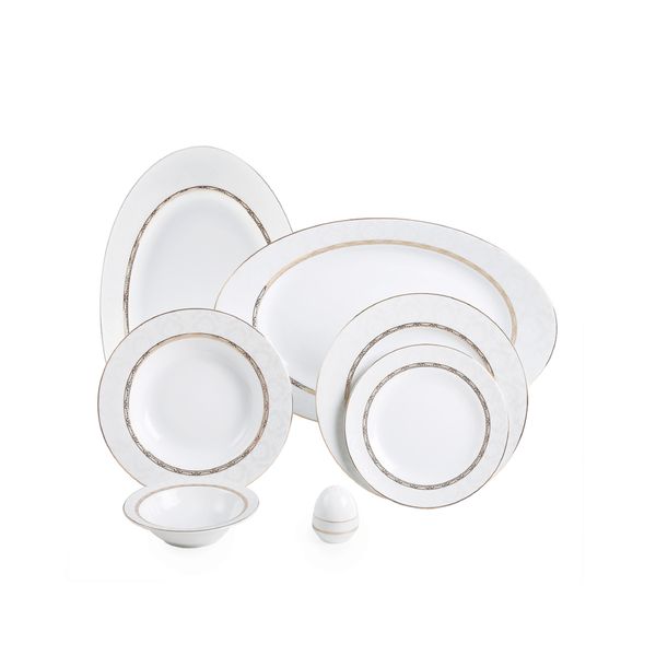 سرویس 102 پارچه چینی زرین ایران مدل ایتالیا اف هدیه درجه عالی