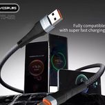 کابل تبدیل USB به USB-C یس پلاس مدل SUPER FAST CHARGE 6A طول 1 متر