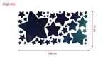 استیکر دیواری صالسو آرت طرح star s1 hk