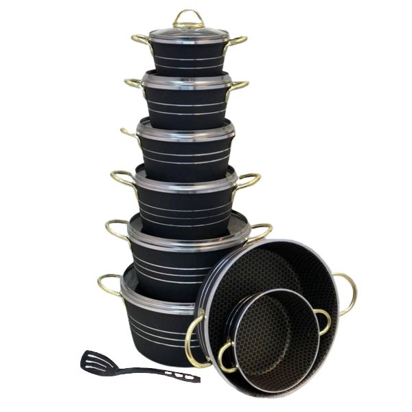 سرویس پخت و پز 15 پارچه پرتو مدل لانه زنبوری