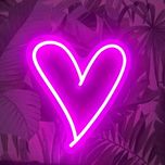 تابلو نئون فلکسی طرح قلب مدل G2