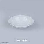 سرویس غذاخوری 28 پارچه چینی زرین ایران سری رادیانس مدل سفید درجه یک