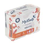 نوار بهداشتی مای لیدی مدل Silky Soft سایز بزرگ مجموعه 6 عددی