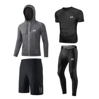 ست 4 تکه لباس ورزشی مردانه میت یو مدل MEE2025