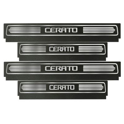 برچسب پارکابی خودرو مهدیار طرح چرم کد SP156 مناسب برای کیا سراتو بسته 4 عددی