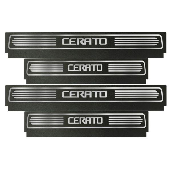 برچسب پارکابی خودرو مهدیار طرح چرم کد SP156 مناسب برای کیا سراتو بسته 4 عددی