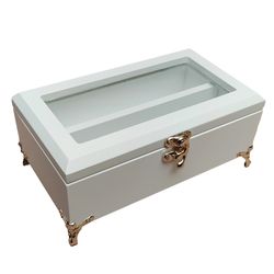 جا کاردی مدل درب شیشه ای پایه فلزی