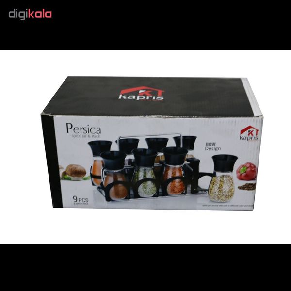جای ادویه کاپریس مدل 604 مجموعه 8 عددی