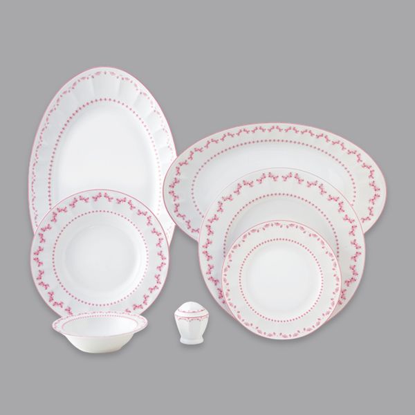 سرویس غذاخوری 29 پارچه 6 نفر چینی زرین ایران مدل فرانسیس سری نئوکلاسیک درجه یک