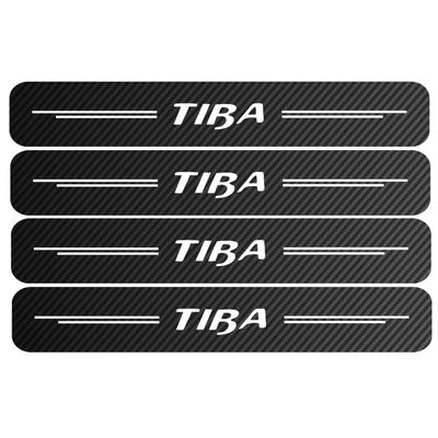 برچسب بدنه خودرو مهدیار طرح پارکابی کربن کد SP184 مناسب برای تیبا  بسته 4عددی*861