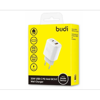 شارژر 20 وات بودی مدل Budi AC306EW20