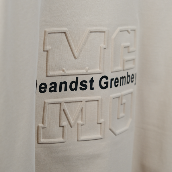 تیشرت وارداتی باکسی طرح MG کرم