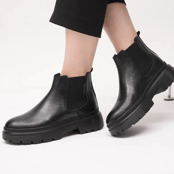 نیم بوت زنانه چرم طبیعی مدل MP-womens