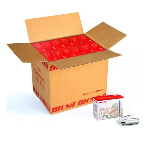 کپسول خامهساز MOSA اصل تایوان | مخصوص خامهزن دستی | بسته کارتنی اقتصادی با تاریخ 2030