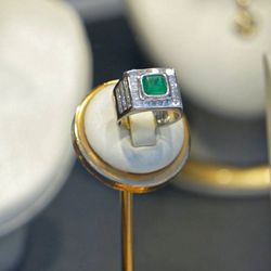 انگشتر زمرد جواهر