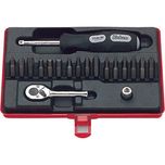 ست جغجغه و سره پیچ گوشتی کوکن مدل 2276 درایو 1/4 اینچ  19 عددی